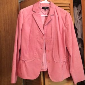 Pink corduroy dress jacket
